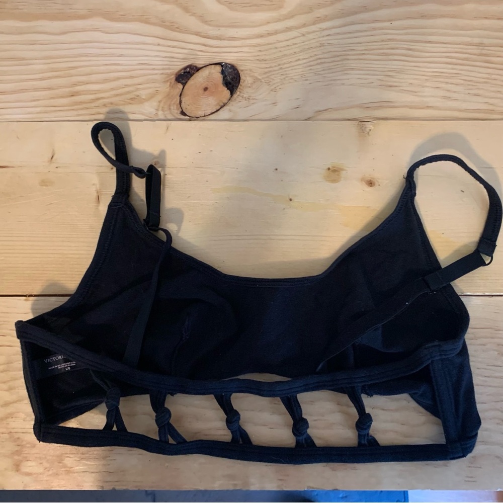 Victoria's Secret Black Strappy Bra